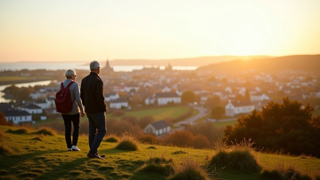 The scenic Cathedral Hill viewpoint offering panoramic coastal views of Cobh